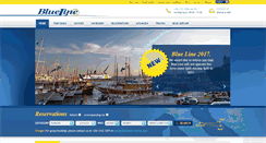 Desktop Screenshot of blueline-ferries.com